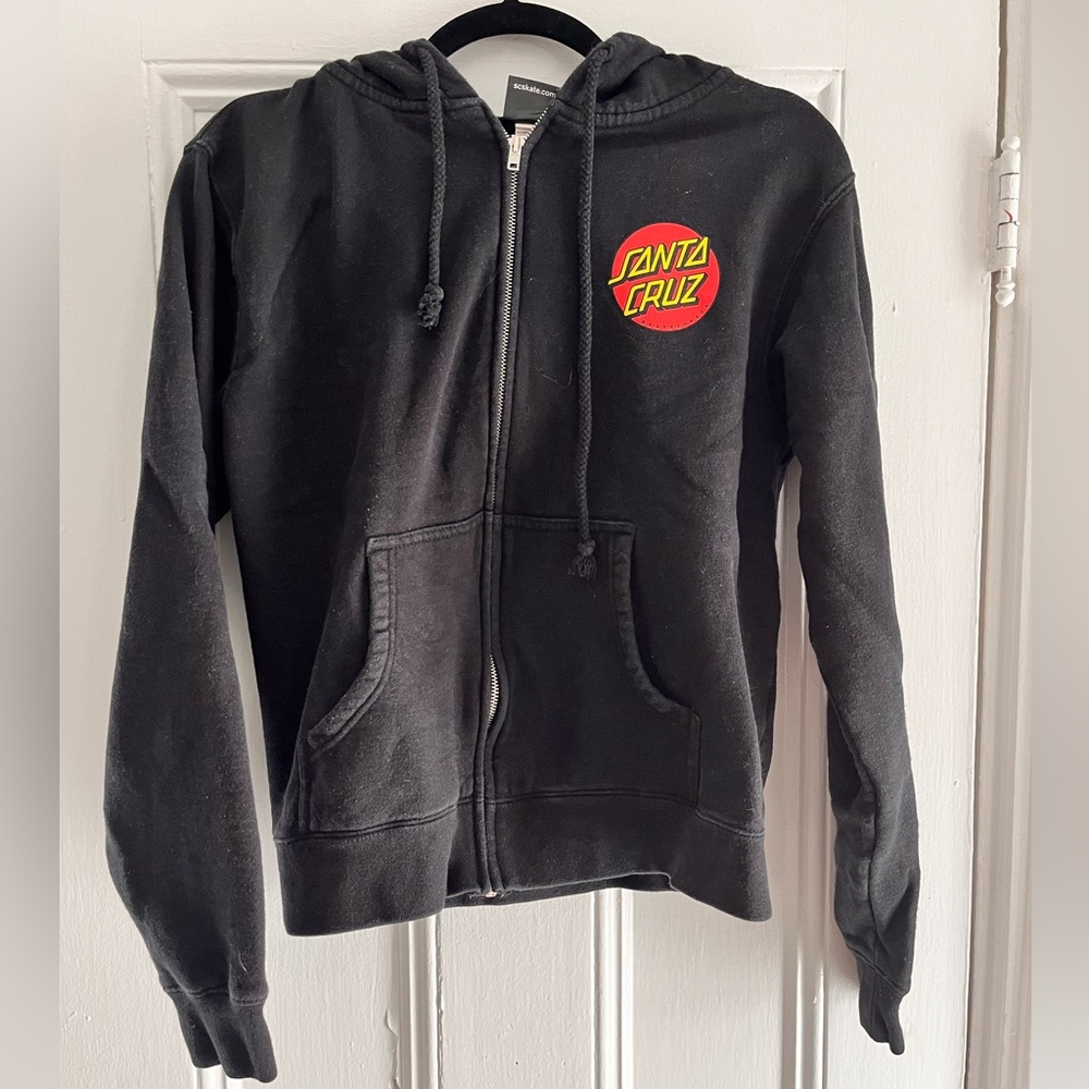 Santa Cruz Black Fleece Hoodie